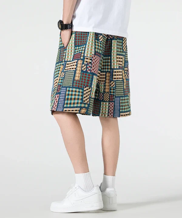 Alternative view of Ethnic Style Beach Pants Japanese Five-point Pants