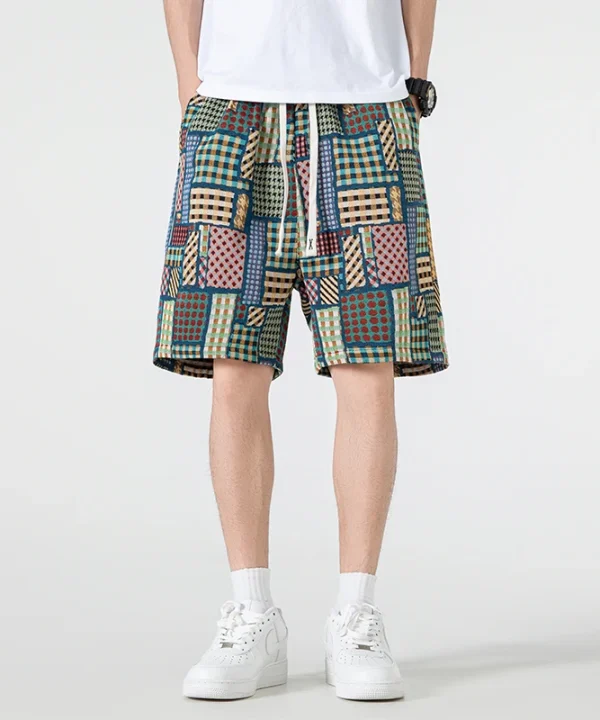 Ethnic Style Beach Pants Japanese Five-point Pants