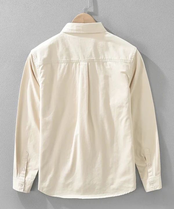 Alternative view of Pocket Patchwork Shirt for Men Oversize Loose Long Sleeve Shirts 2025 Spring New Fashion Outdoors Designer Clothes
